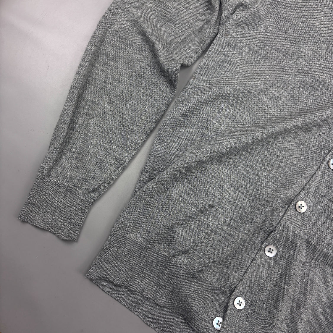 Grey Suitsupply Cardigan - Men M - New - Revaleur