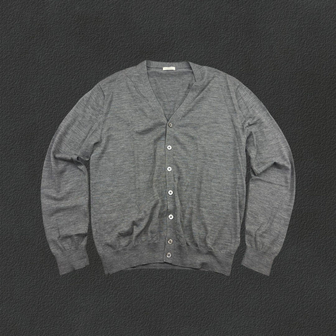 Grey Suitsupply Cardigan - Men S - New - Revaleur