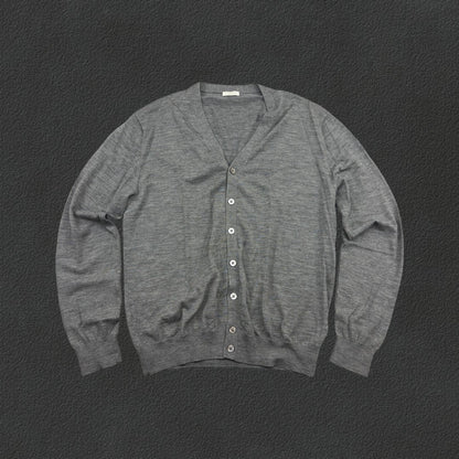 Grey Suitsupply Cardigan - Men S - New - Revaleur