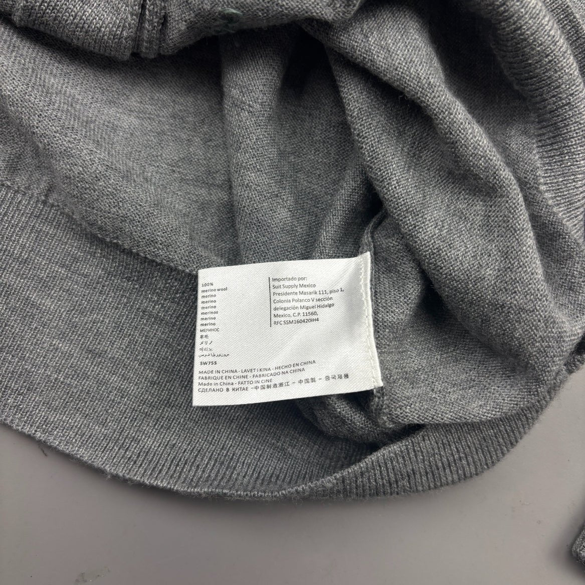 Grey Suitsupply Cardigan - Men S - New - Revaleur