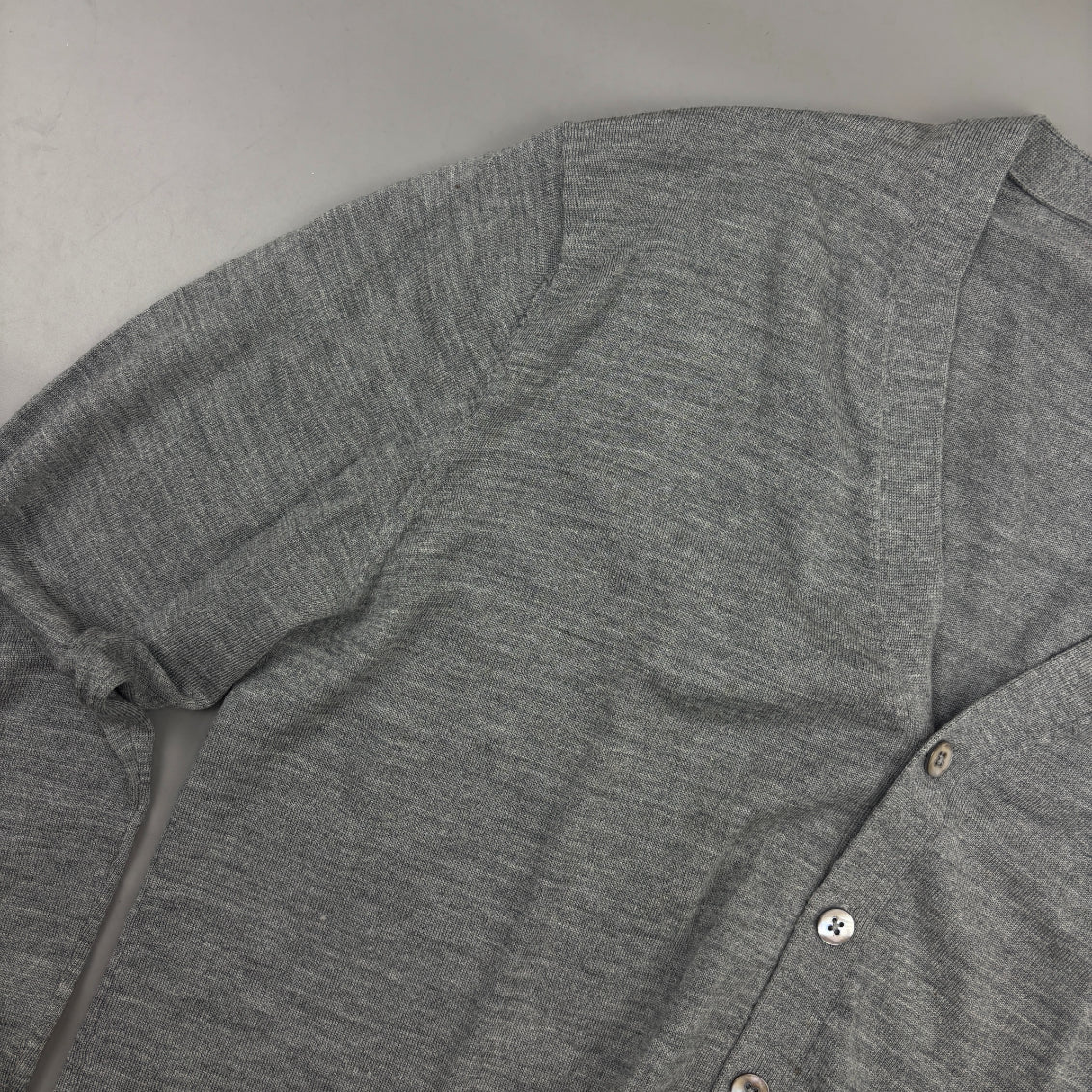Grey Suitsupply Cardigan - Men S - New - Revaleur