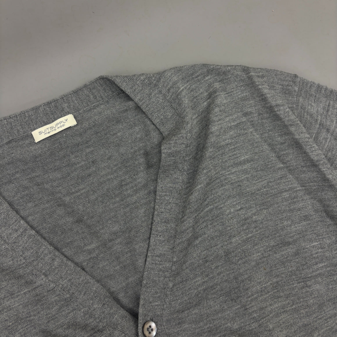 Grey Suitsupply Cardigan - Men S - New - Revaleur