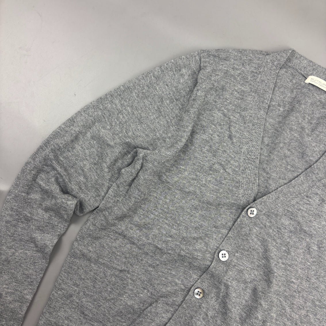 Grey Suitsupply Cardigan - Men XS - Very Good - Revaleur