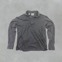 Grey Suitsupply Longsleeve Polo Shirt - Men 40 - Very Good - Revaleur