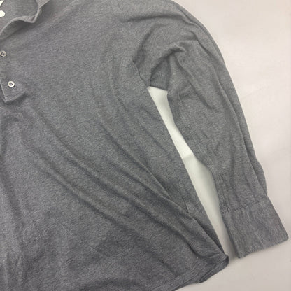 Grey Suitsupply Longsleeve Polo Shirt - Men 40 - Very Good - Revaleur