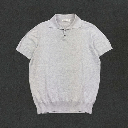 Grey Suitsupply Polo Shirt - L - Excellent Condition - Revaleur