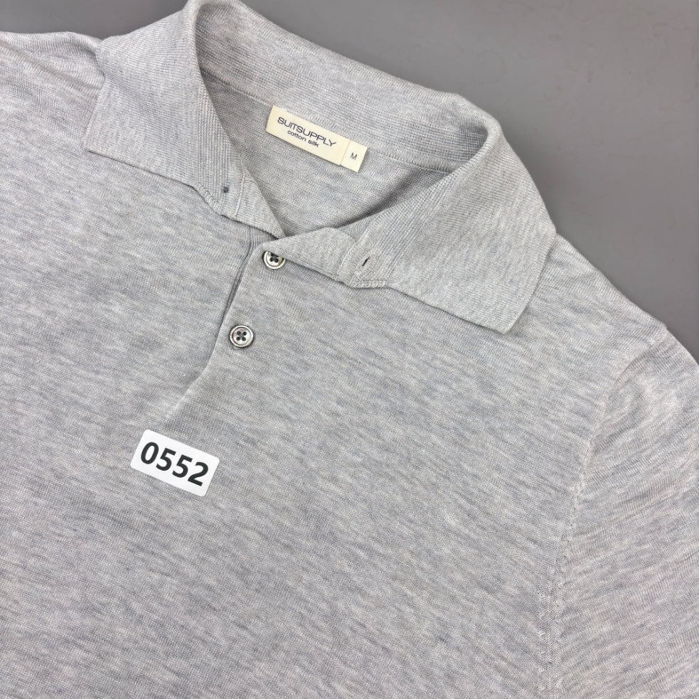 Grey Suitsupply Polo Shirt - M - Very Good - Revaleur