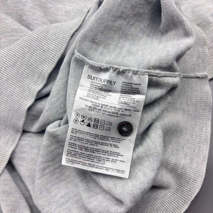 Grey Suitsupply Polo Shirt - Men L - Very Good - Revaleur