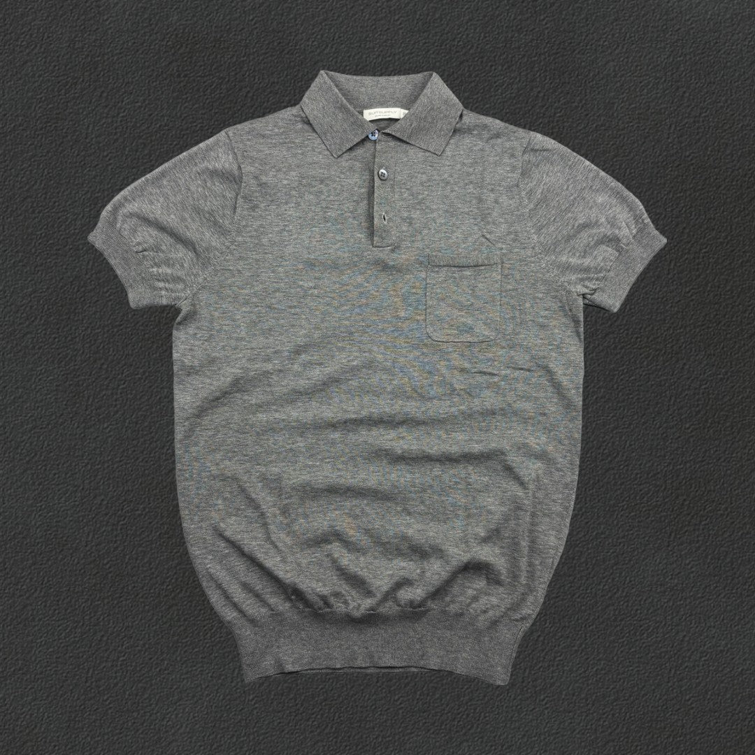 Grey Suitsupply Polo Shirt - Men S - Very Good - Revaleur