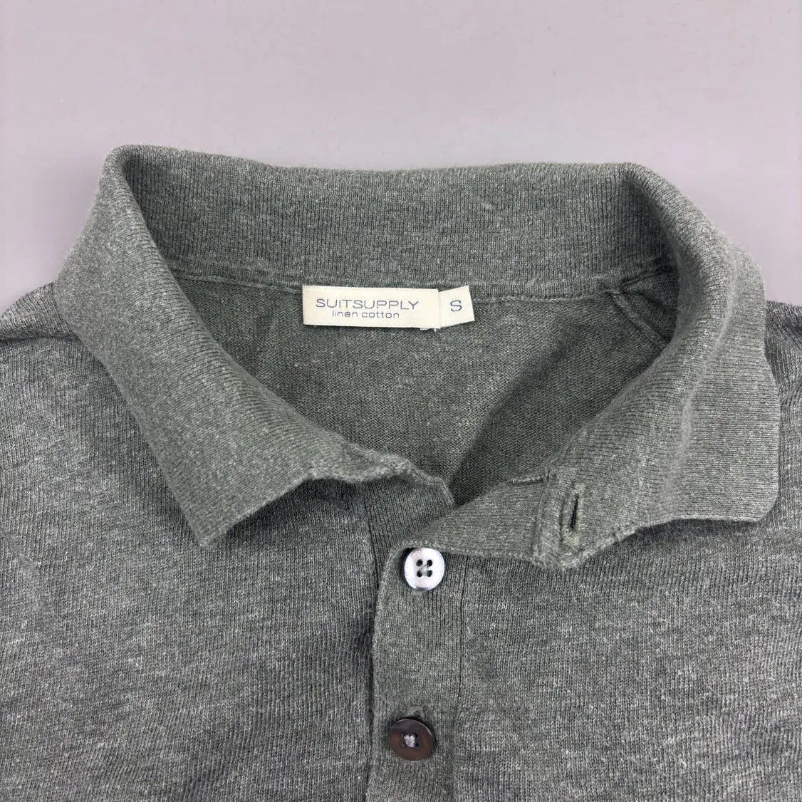 Grey Suitsupply Polo Shirt - S - Very Good - Revaleur