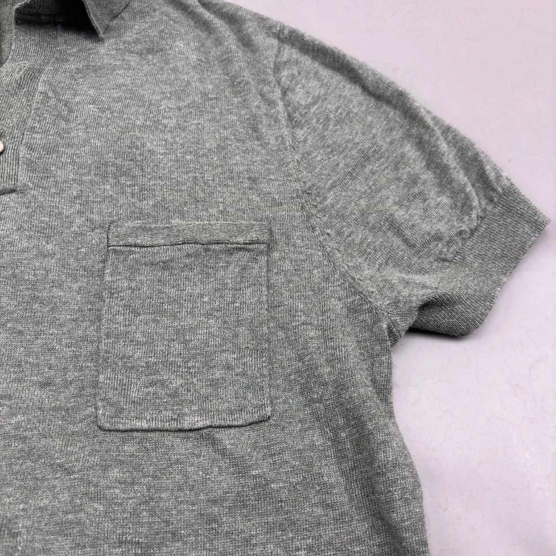 Grey Suitsupply Polo Shirt - XS - Excellent Condition - Revaleur