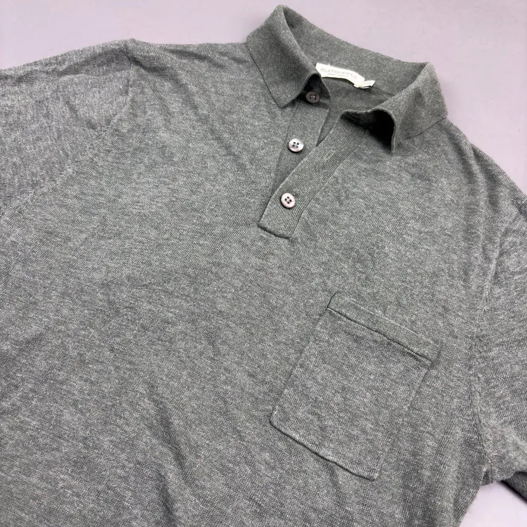 Grey Suitsupply Polo Shirt - XS - Excellent Condition - Revaleur