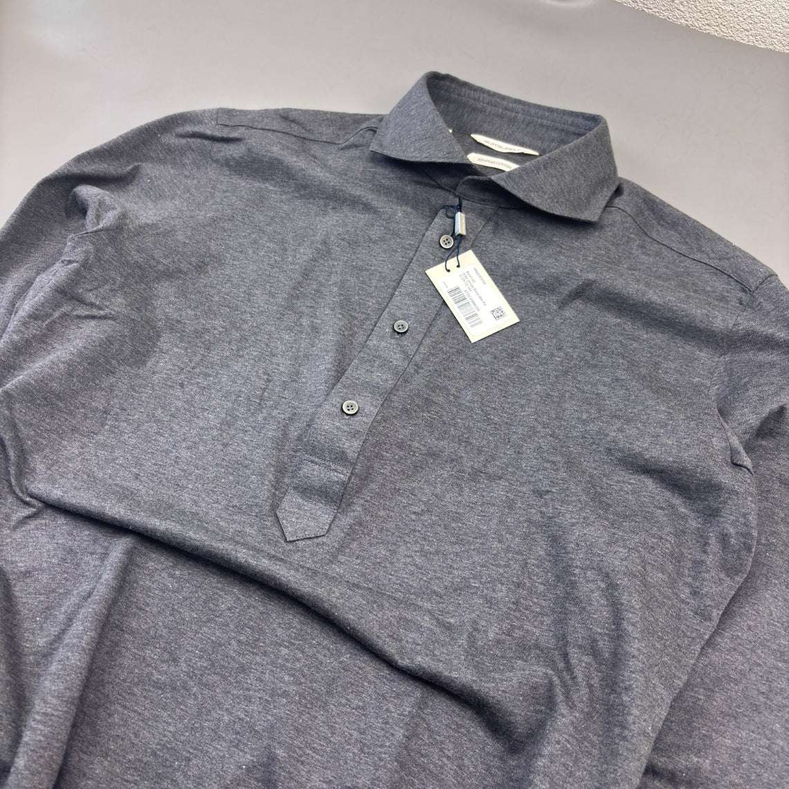 Grey Suitsupply Popover - Men 42 - New With Tags - Revaleur