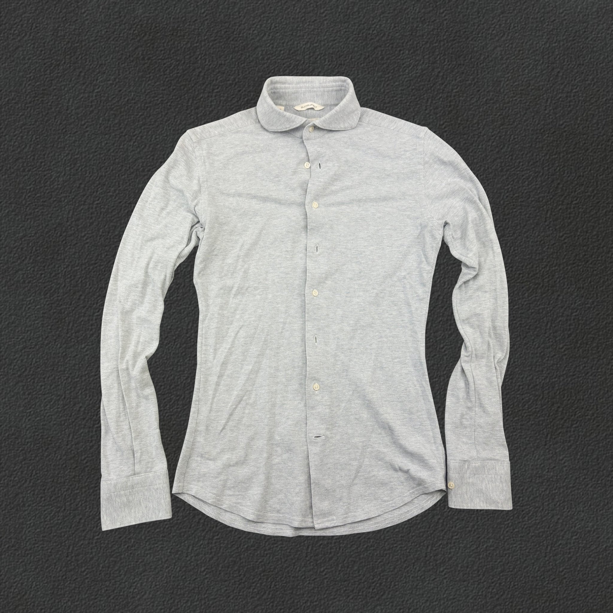 Grey Suitsupply Shirt - Men 37 - Very Good - Revaleur