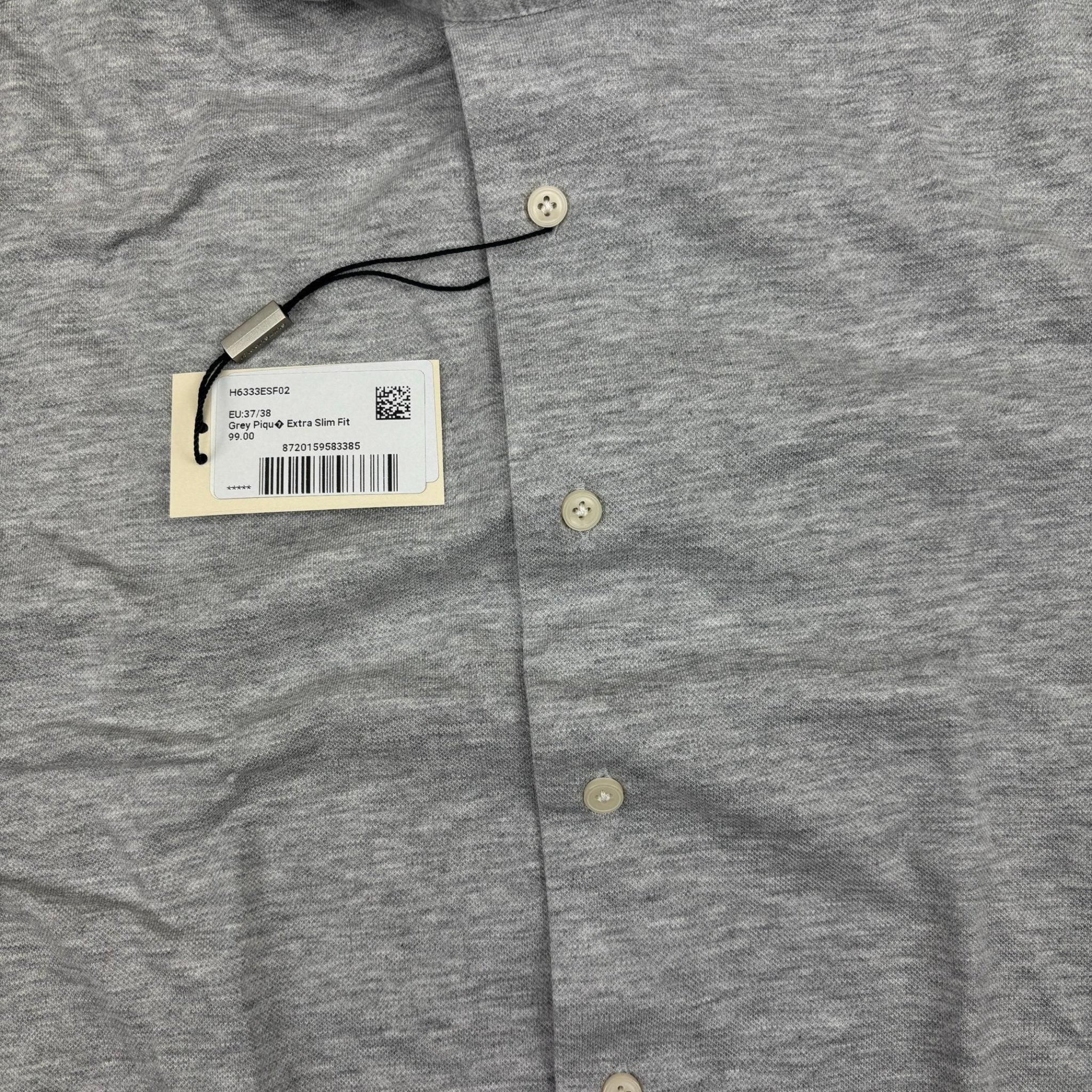 Grey Suitsupply Shirt - Men 38 - New With Tags - Revaleur