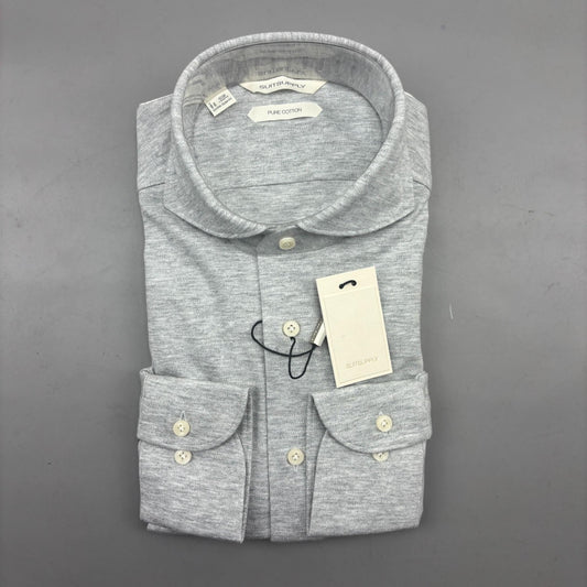 Grey Suitsupply Shirt - Men 38 - New With Tags - Revaleur