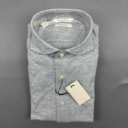 Grey Suitsupply Shirt - Men 38 - New With Tags - Revaleur