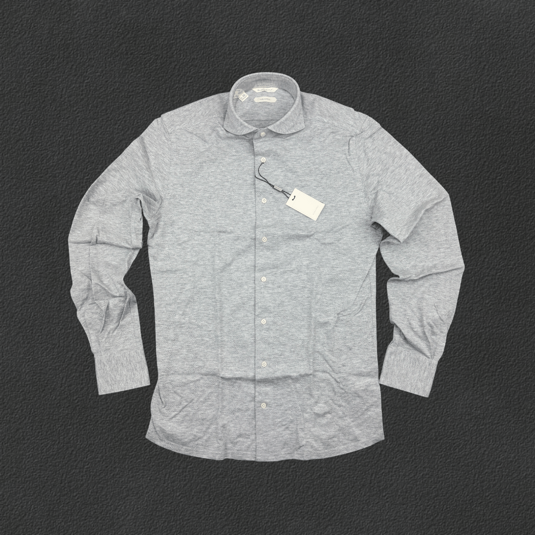 Grey Suitsupply Shirt - Men 38 - New With Tags - Revaleur