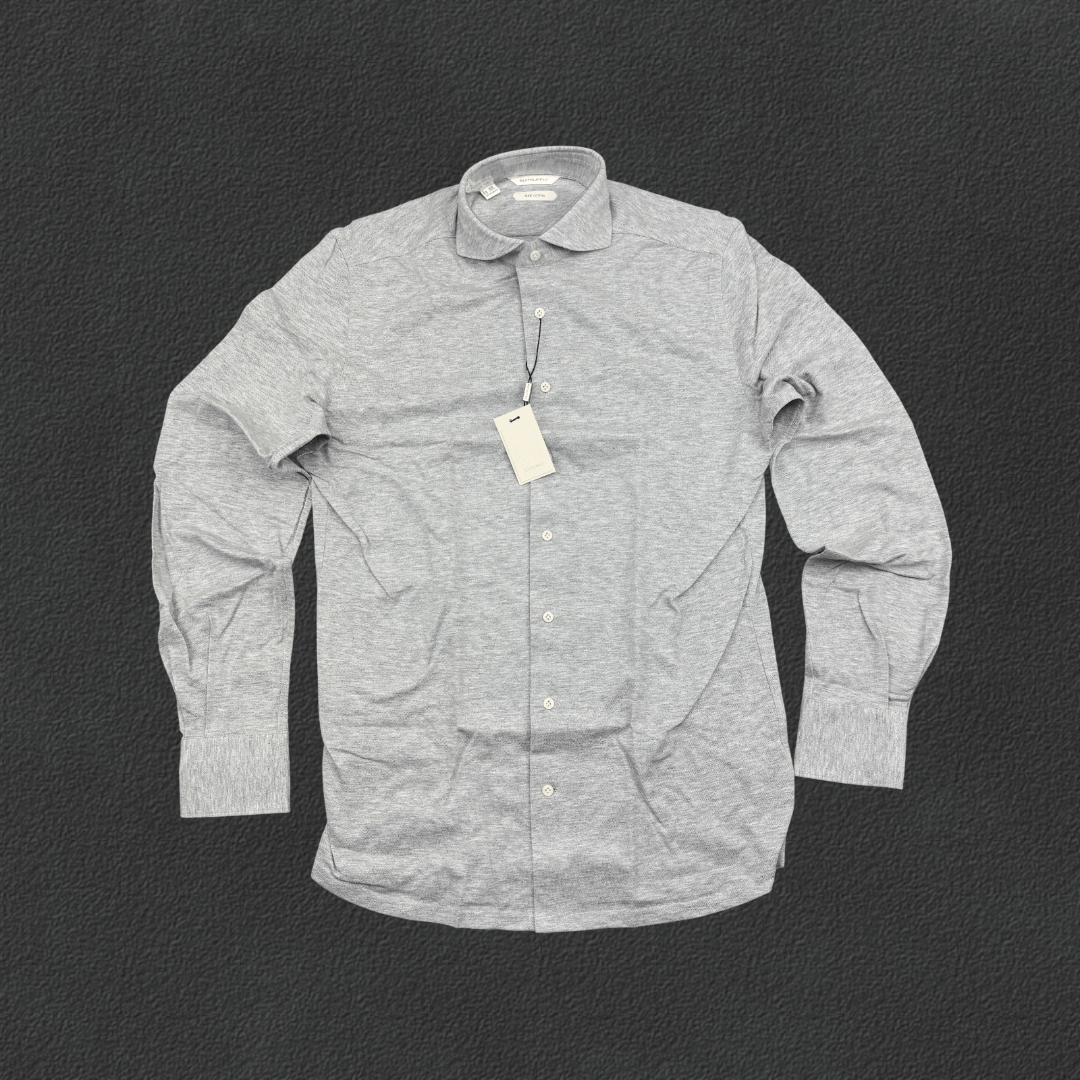 Grey Suitsupply Shirt - Men 38 - New With Tags - Revaleur