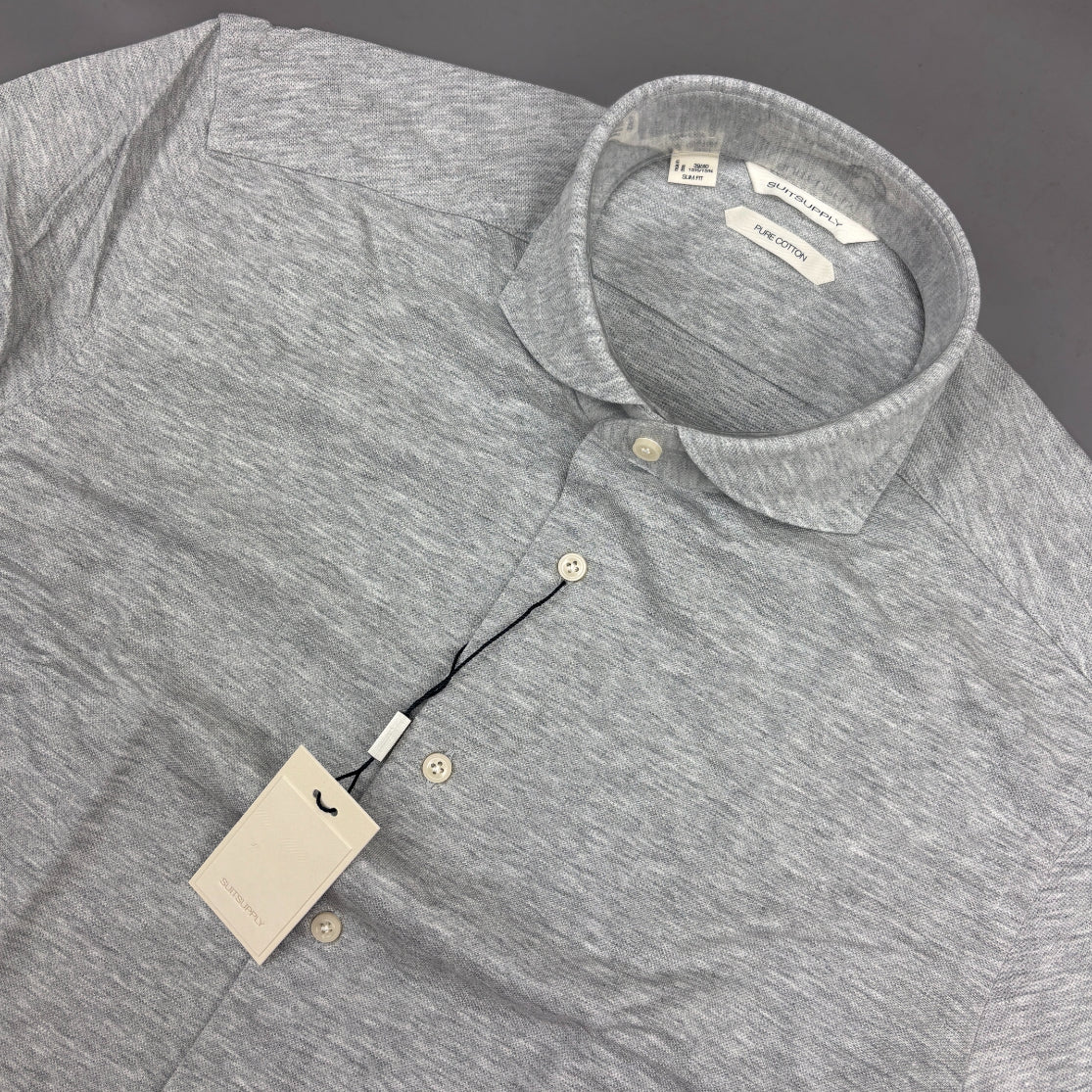 Grey Suitsupply Shirt - Men 40 - New With Tags - Revaleur