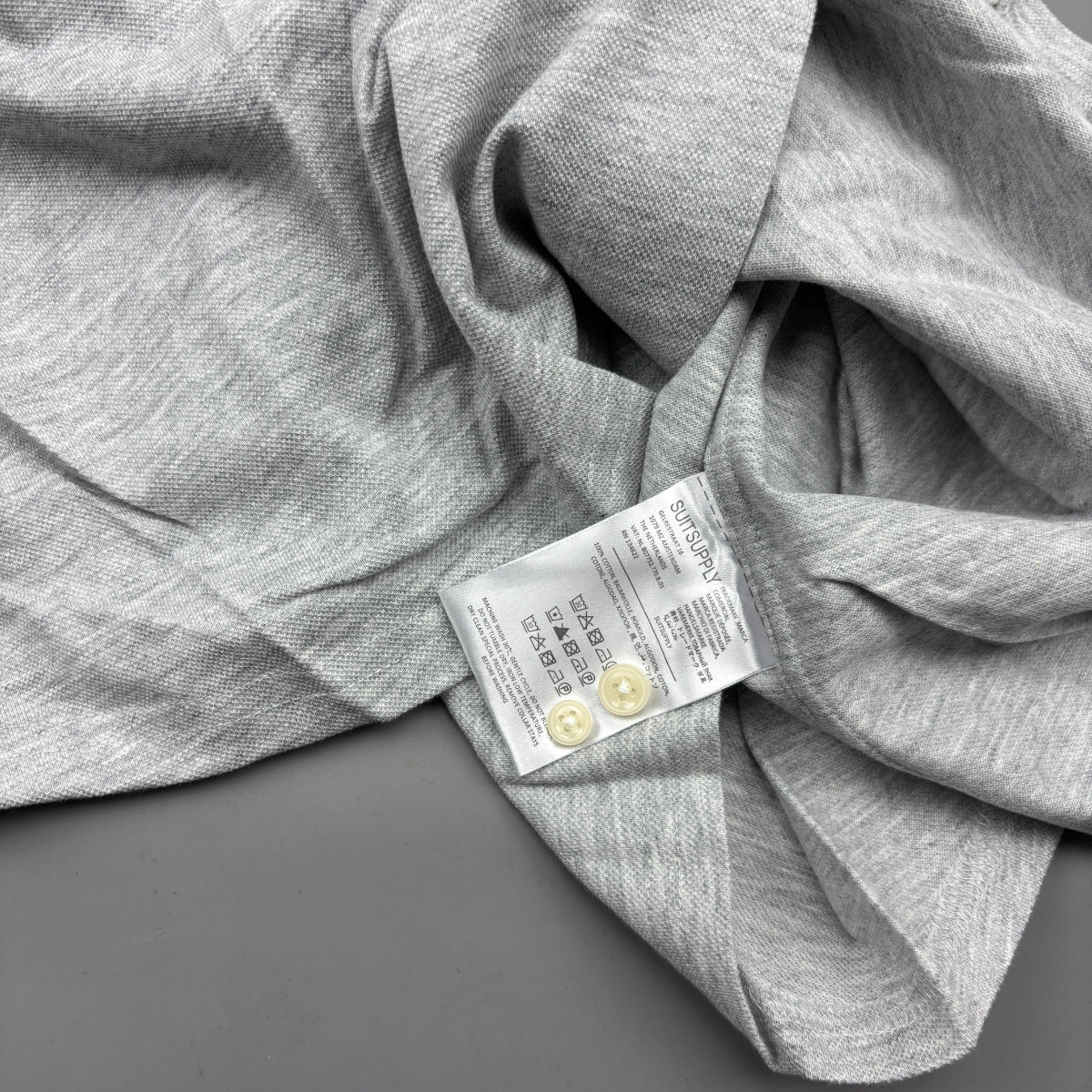 Grey Suitsupply Shirt - Men 42 - New With Tags - Revaleur