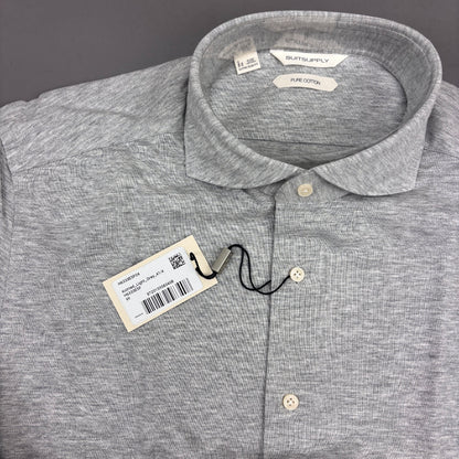 Grey Suitsupply Shirt - Men 42 - New With Tags - Revaleur