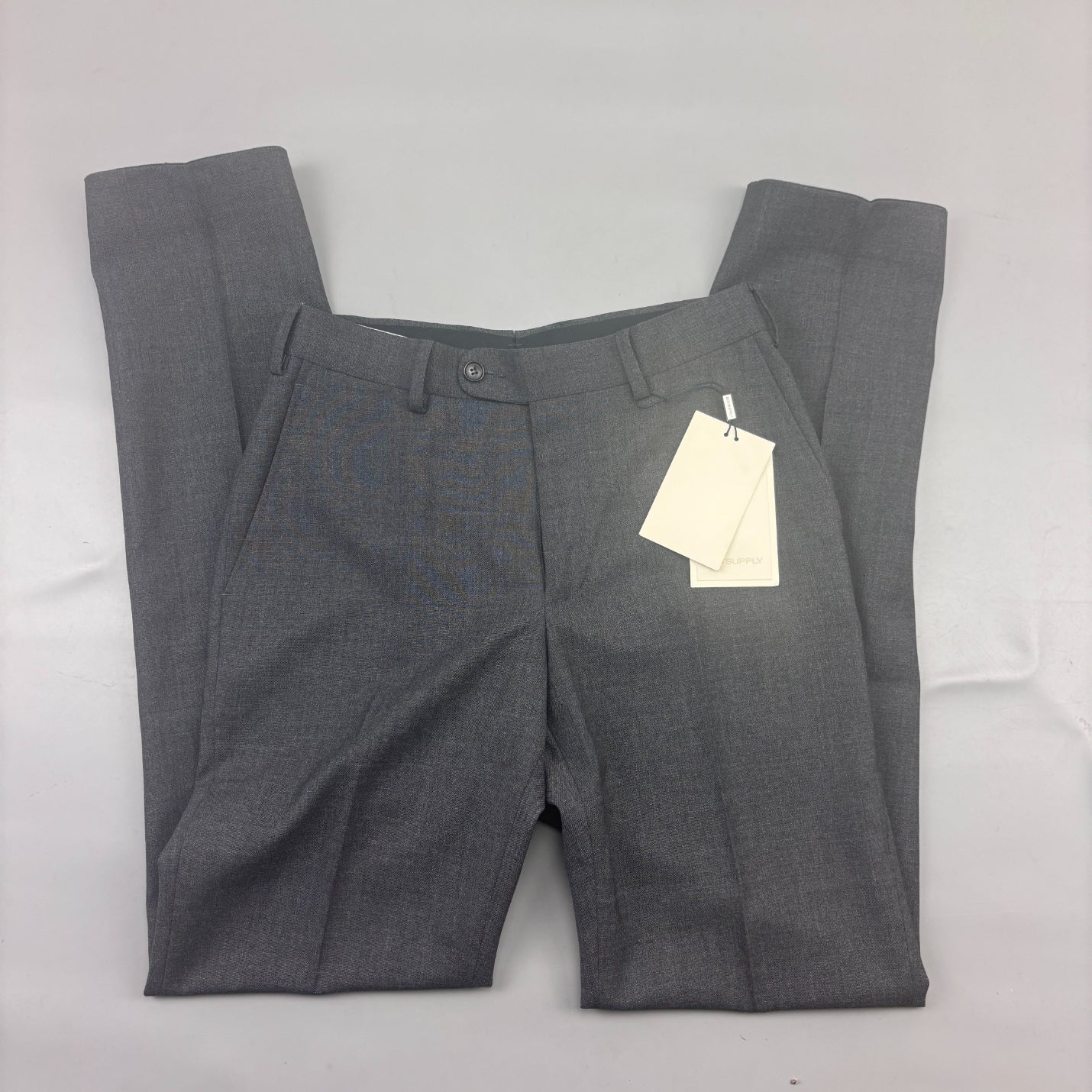 Grey Suitsupply Trousers - Men W26 - New With Tags - Revaleur