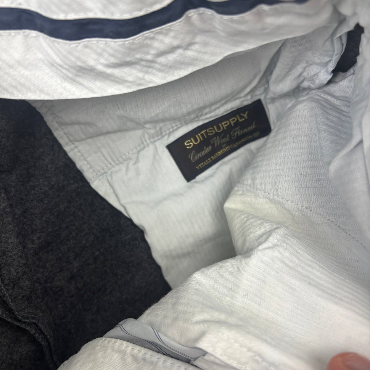Grey Suitsupply Trousers - Men W34 - Very Good - Revaleur