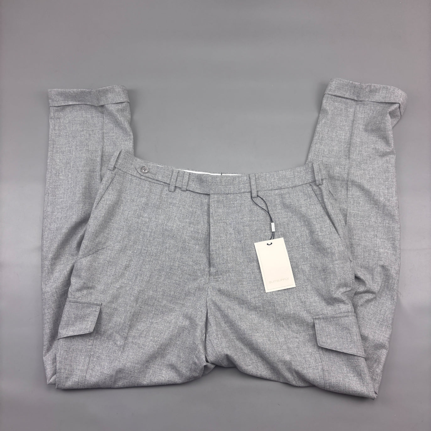 Grey Suitsupply Trousers - Men W36 - New With Tags - Revaleur