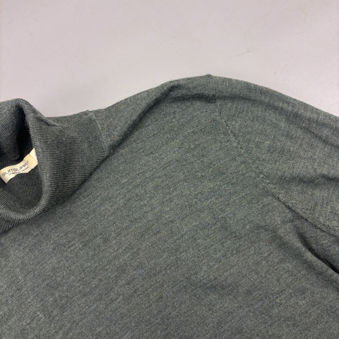 Grey Suitsupply Turtleneck - Men M - Very Good - Revaleur