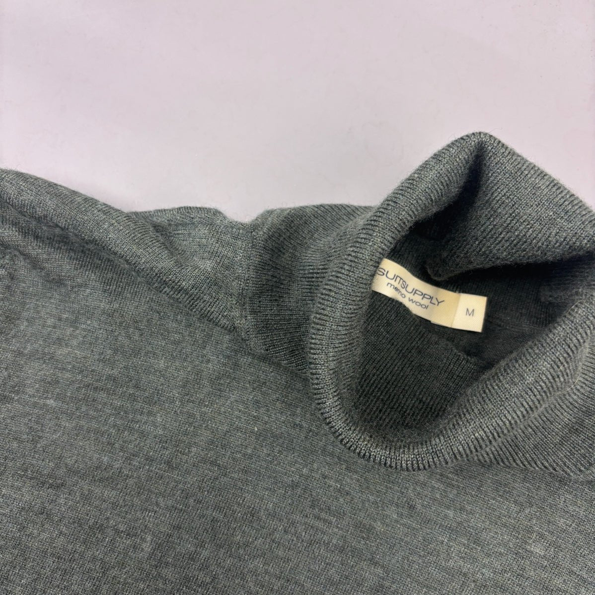 Grey Suitsupply Turtleneck - Men M - Very Good - Revaleur