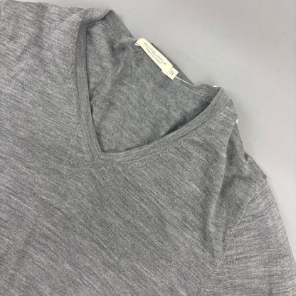 Grey Suitsupply V - neck Sweater - Men S - Very Good - Revaleur
