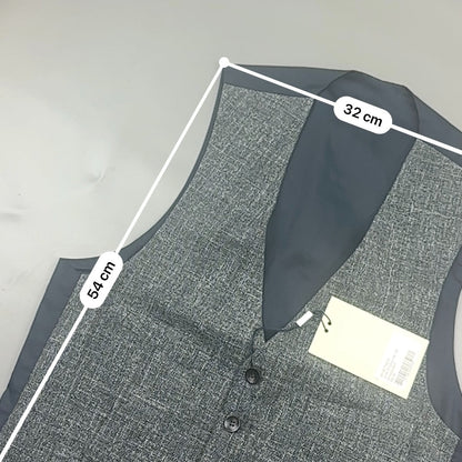 Grey Suitsupply Waistcoat (Gilet) - Men L - New With Tags - Revaleur