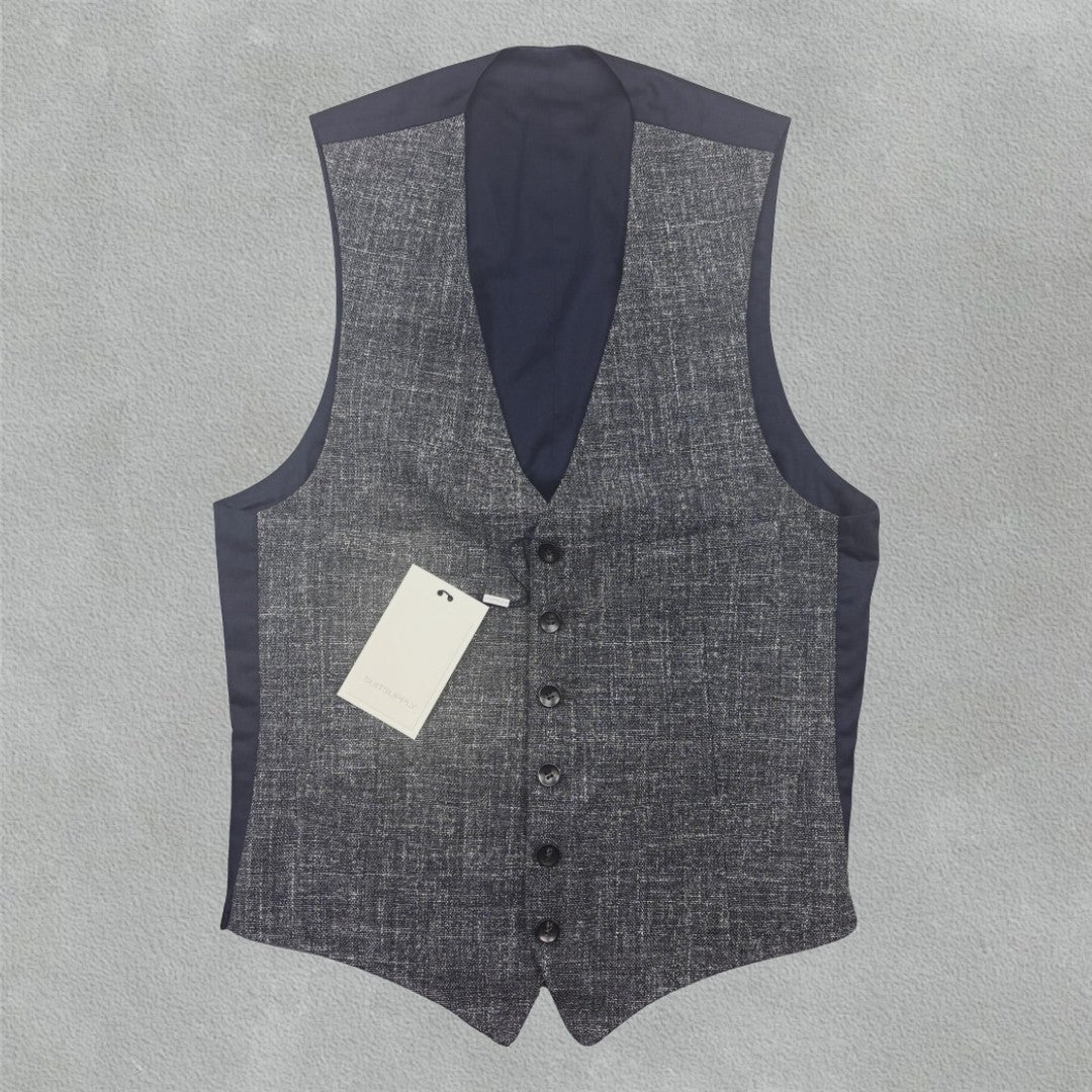 Grey Suitsupply Waistcoat (Gilet) - Men L - New With Tags - Revaleur