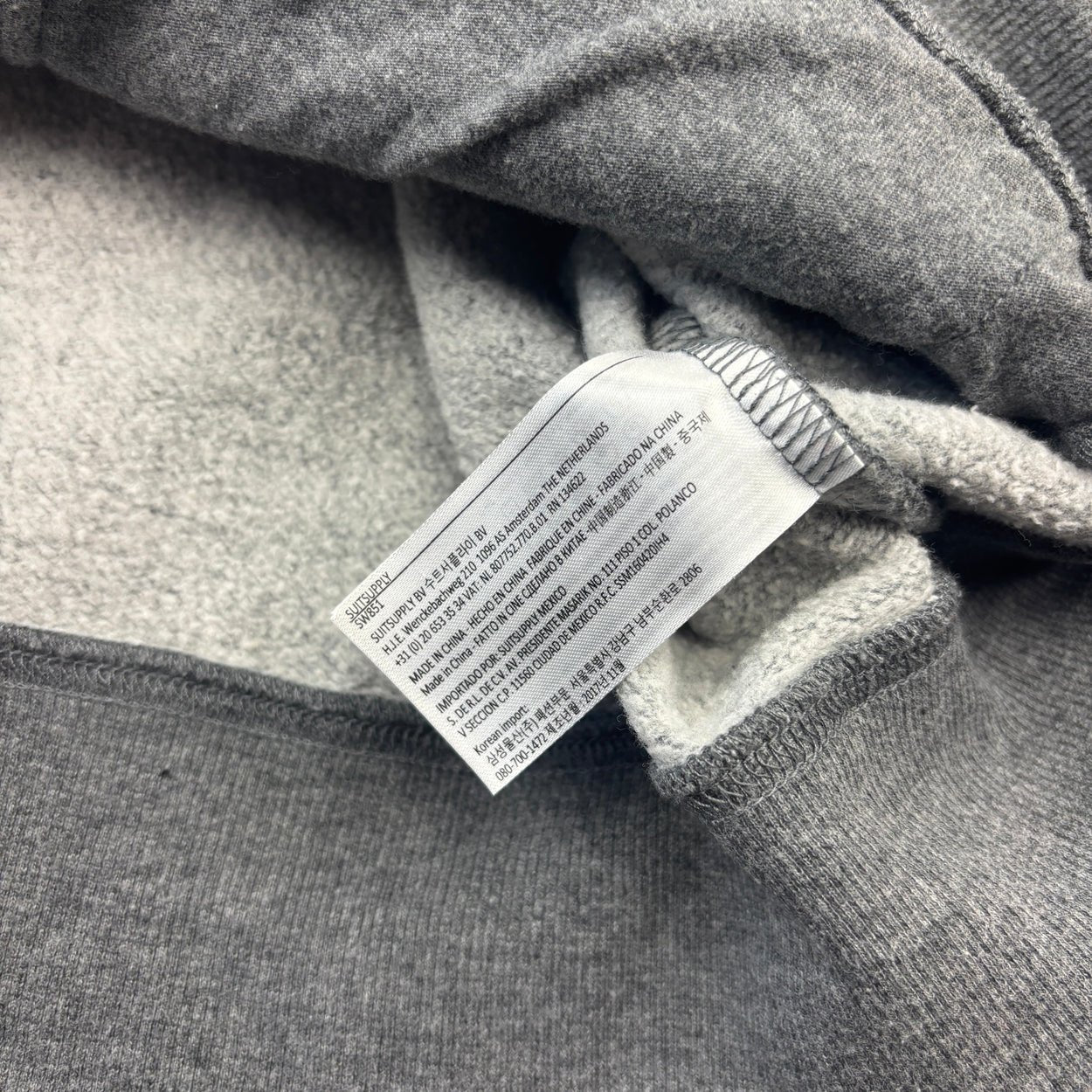 Grey Suitsupply Zip Vest - Men M - Very Good - Revaleur