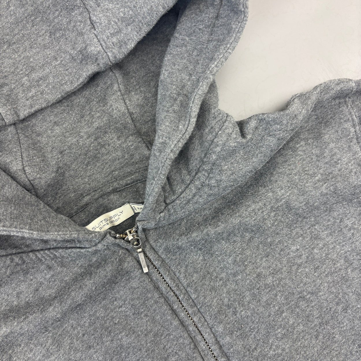 Grey Suitsupply Zip Vest - Men M - Very Good - Revaleur