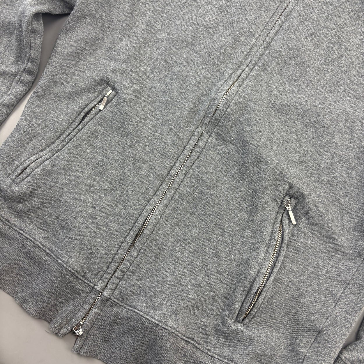 Grey Suitsupply Zip Vest - Men M - Very Good - Revaleur