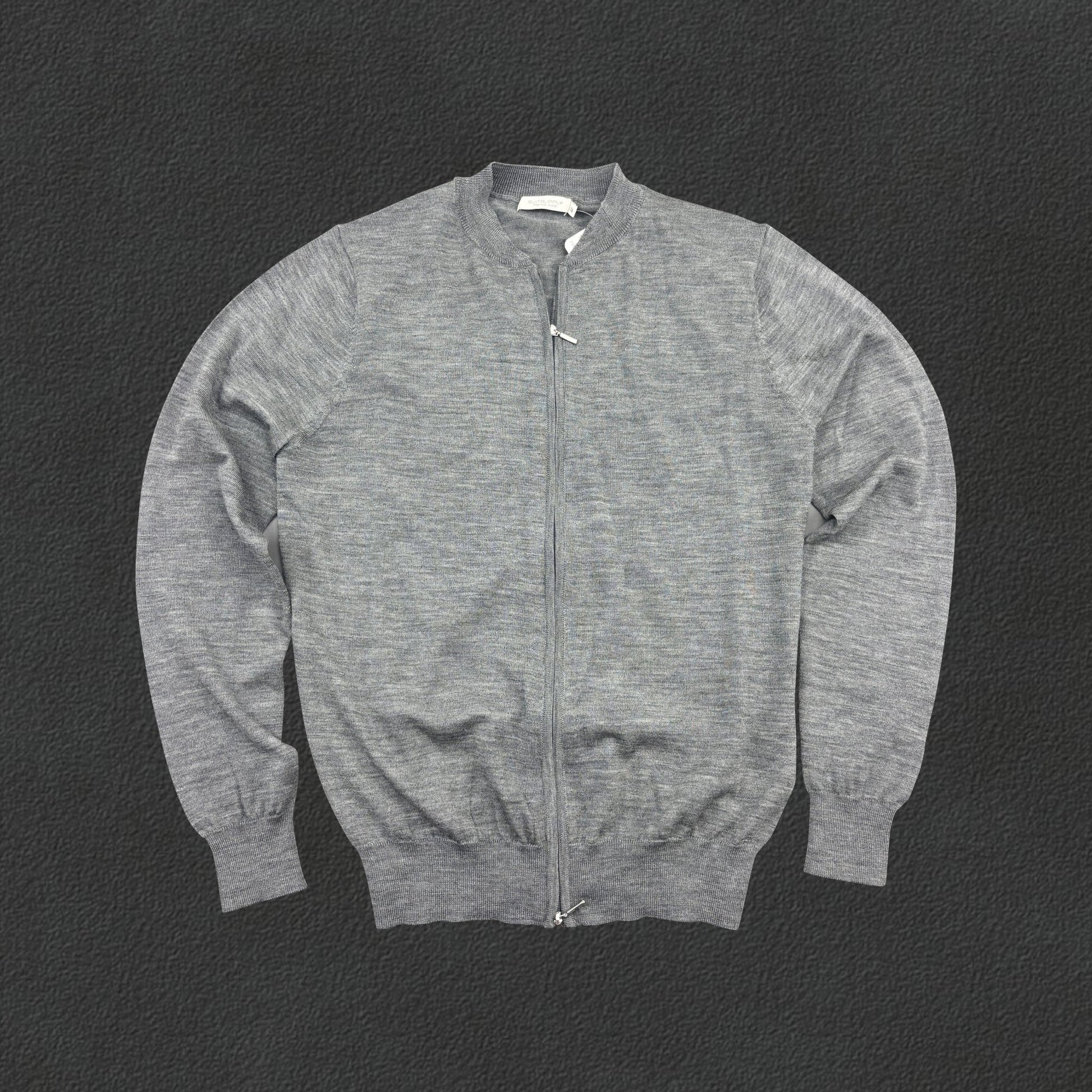 Grey Suitsupply Zip Vest - Men S - Very Good - Revaleur