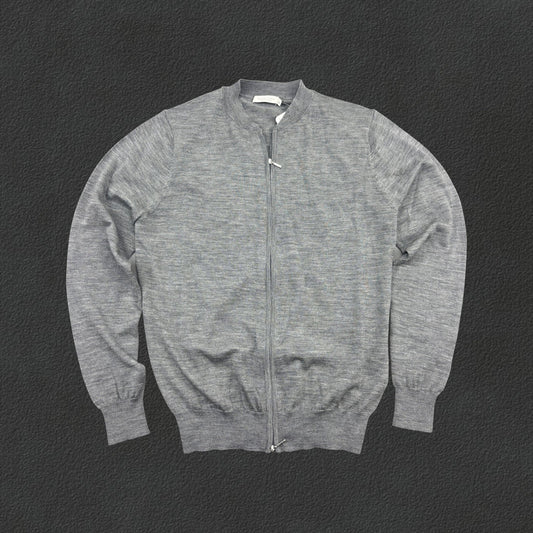 Grey Suitsupply Zip Vest - Men S - Very Good - Revaleur