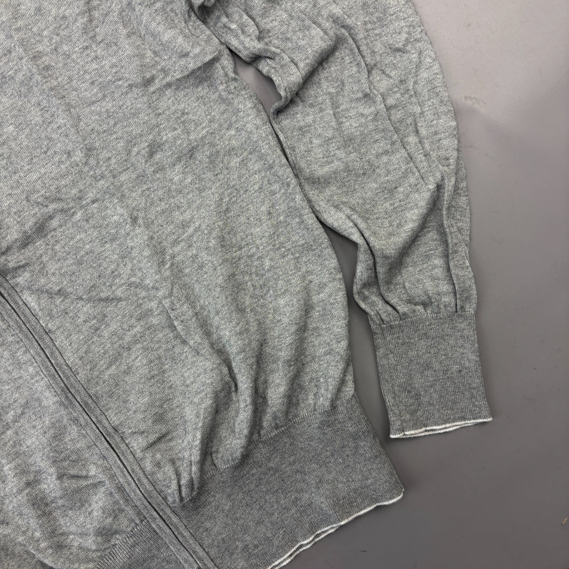 Grey Suitsupply Zip Vest - Men XS - Very Good - Revaleur