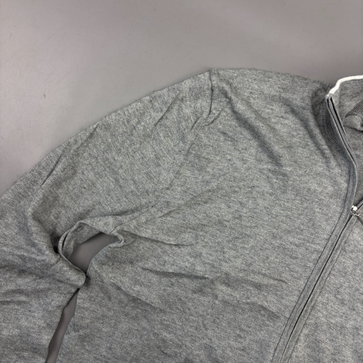 Grey Suitsupply Zip Vest - Men XS - Very Good - Revaleur