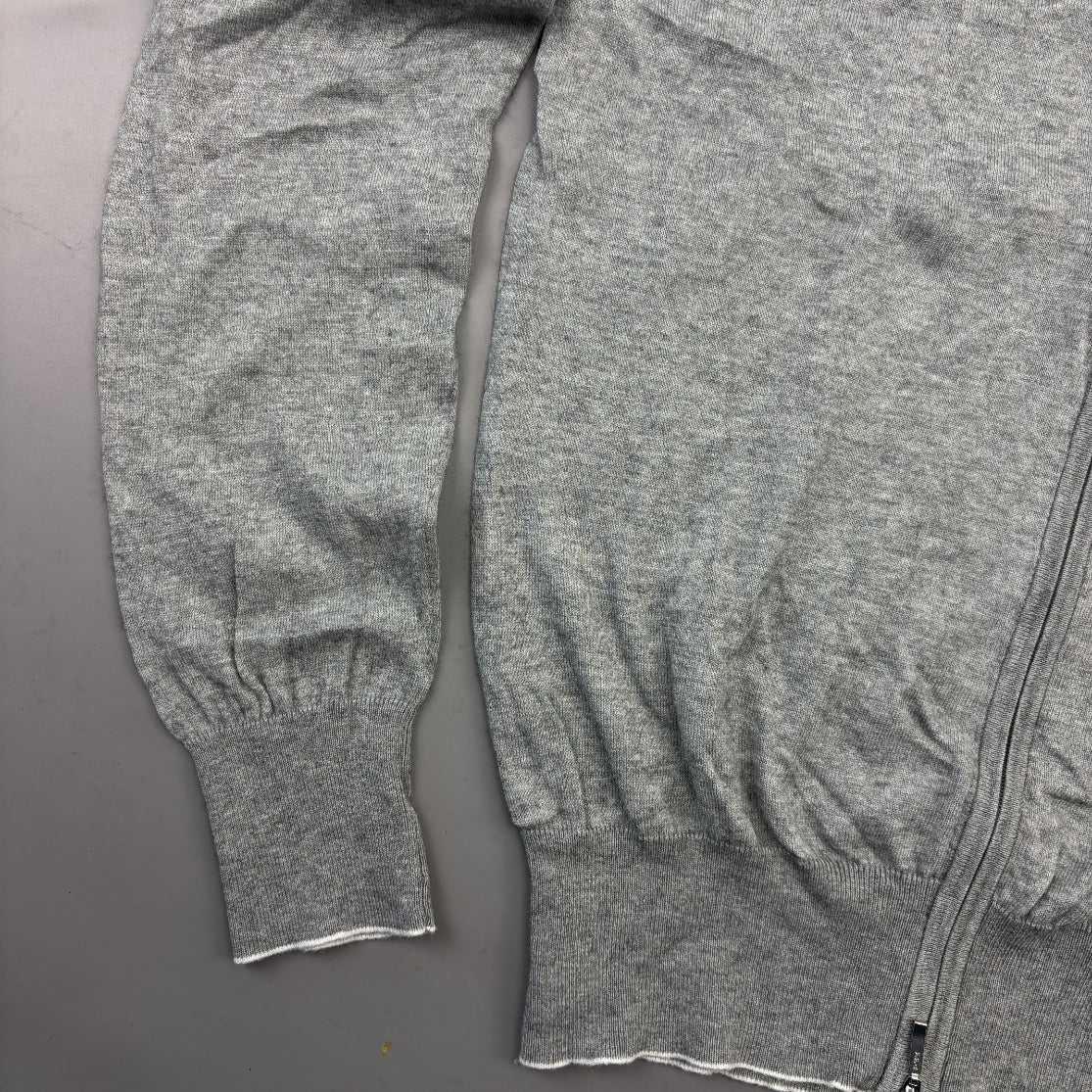 Grey Suitsupply Zip Vest - Men XS - Very Good - Revaleur