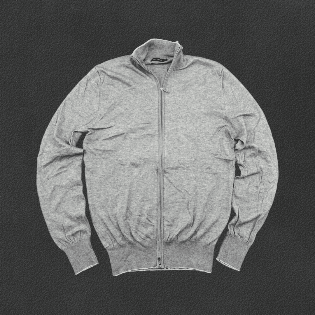 Grey Suitsupply Zip Vest - Men XS - Very Good - Revaleur