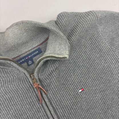 Grey Tommy Hilfiger Zip Vest - Men XS - Very Good - Revaleur