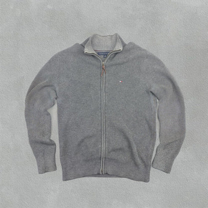 Grey Tommy Hilfiger Zip Vest - Men XS - Very Good - Revaleur