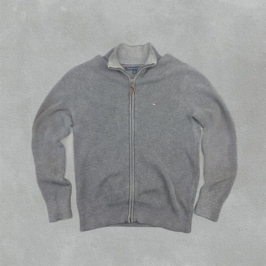 Grey Tommy Hilfiger Zip Vest - Men XS - Very Good - Revaleur