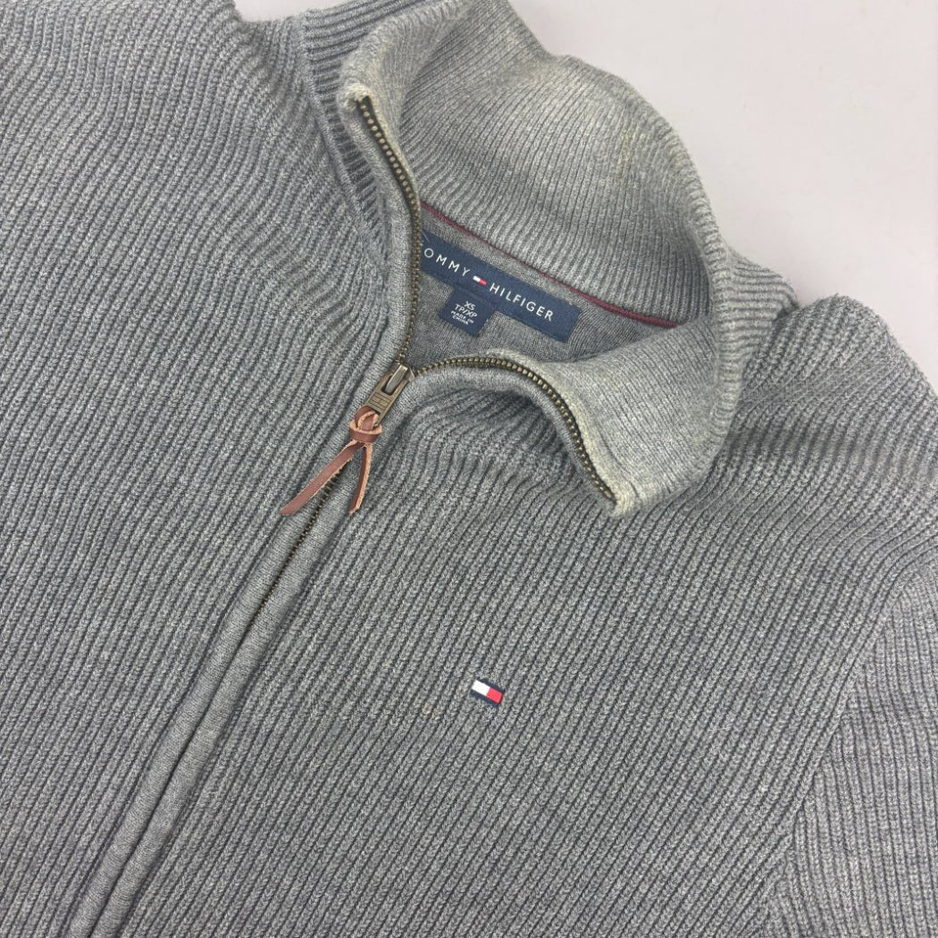 Grey Tommy Hilfiger Zip Vest - Men XS - Very Good - Revaleur