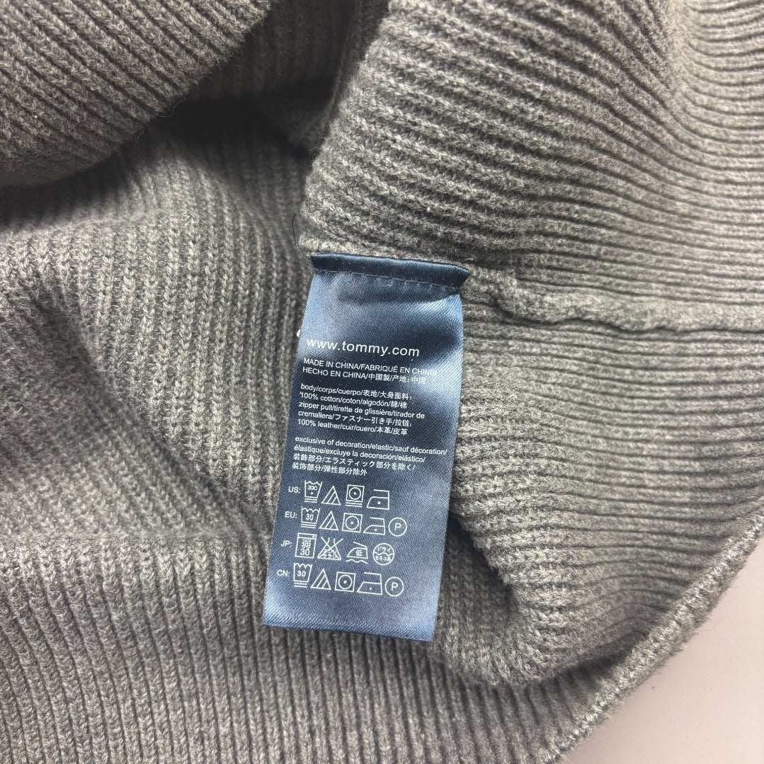 Grey Tommy Hilfiger Zip Vest - Men XS - Very Good - Revaleur