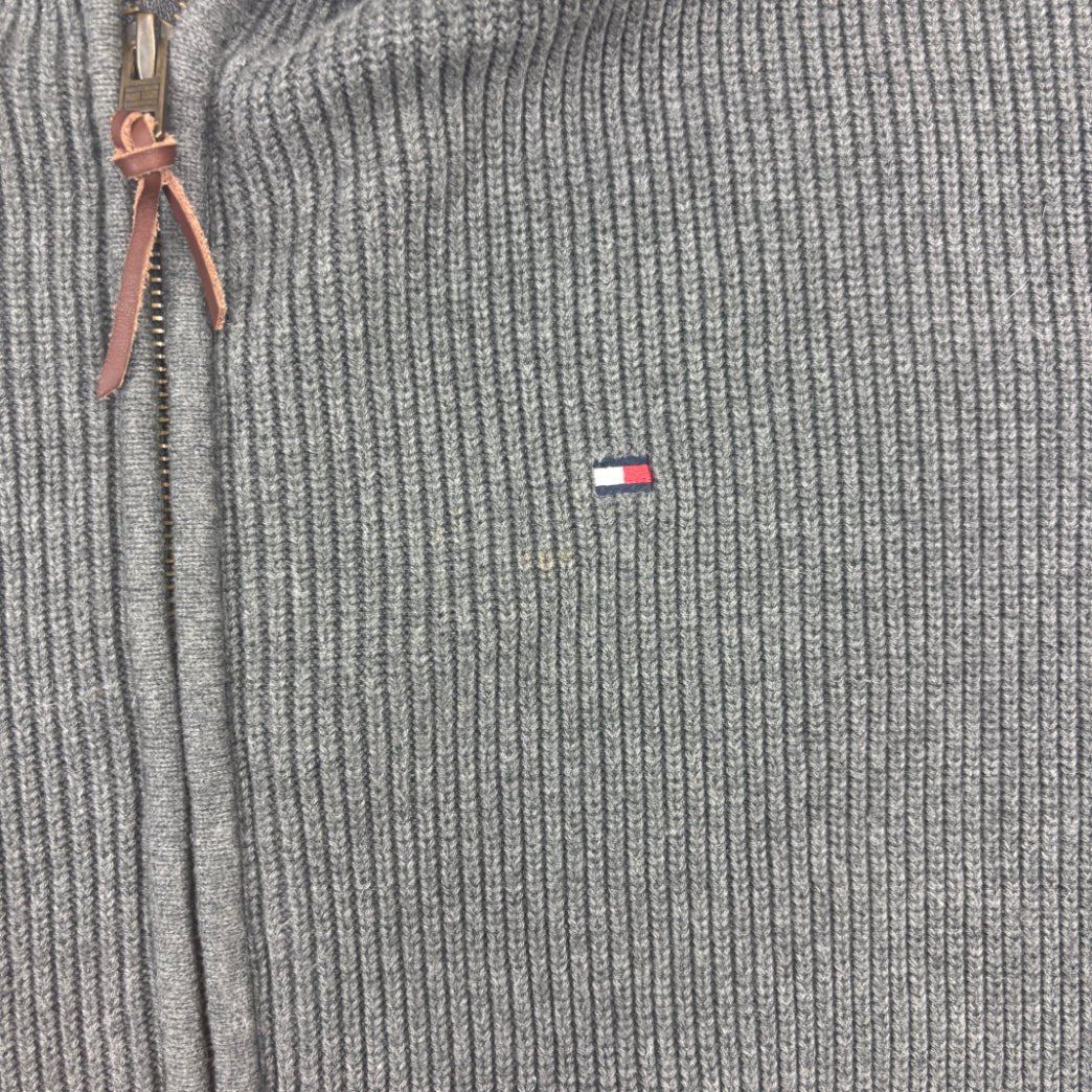 Grey Tommy Hilfiger Zip Vest - Men XS - Very Good - Revaleur