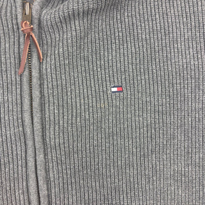 Grey Tommy Hilfiger Zip Vest - Men XS - Very Good - Revaleur